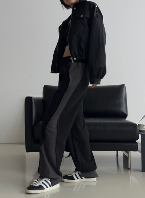 One The Woman - Korean Women Fashion - #shopsmall - Hipper Mixing Pants - 4