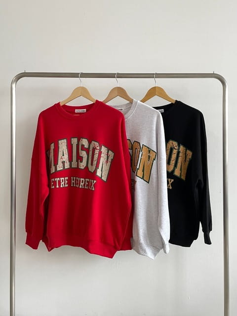 One The Woman - Korean Women Fashion - #vintageinspired - Masion Sweatshirt - 5