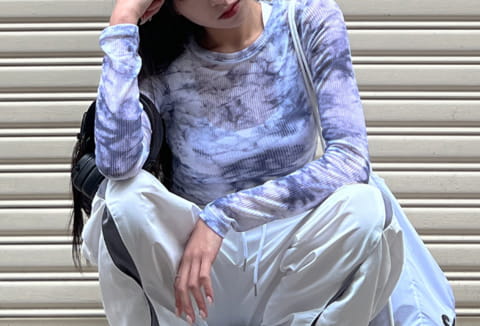 One The Woman - Korean Women Fashion - #womensfashion - Art See Through Tee - 3