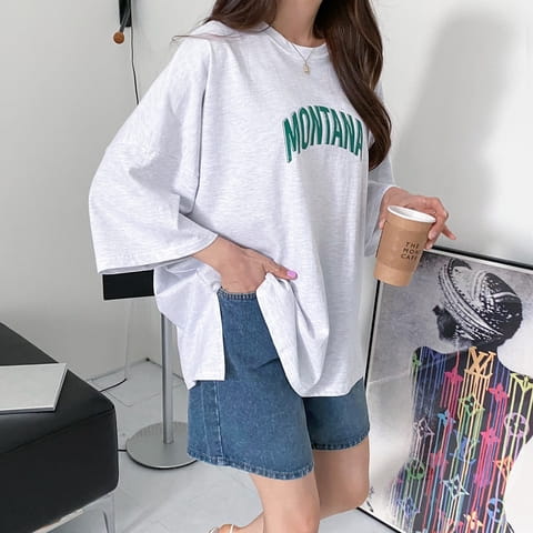 One The Woman - Korean Women Fashion - #womensfashion - Montana Big Tee