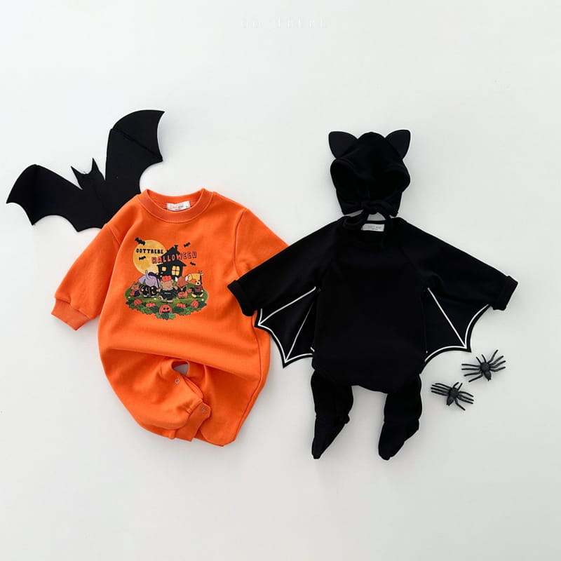 Oott Bebe - Korean Baby Fashion - #babyfashion - Pumpkin Bodysuit - 9