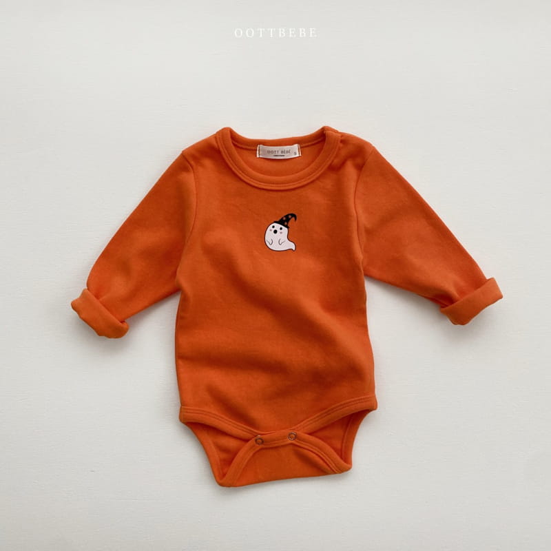 Oott Bebe - Korean Baby Fashion - #babyoutfit - Ghoast Bodysuit - 12