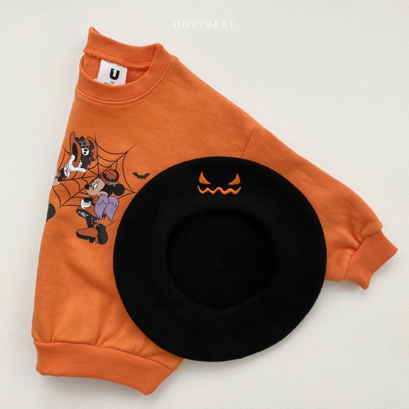 Oott Bebe - Korean Children Fashion - #kidzfashiontrend - Halloween Beret Hat - 4