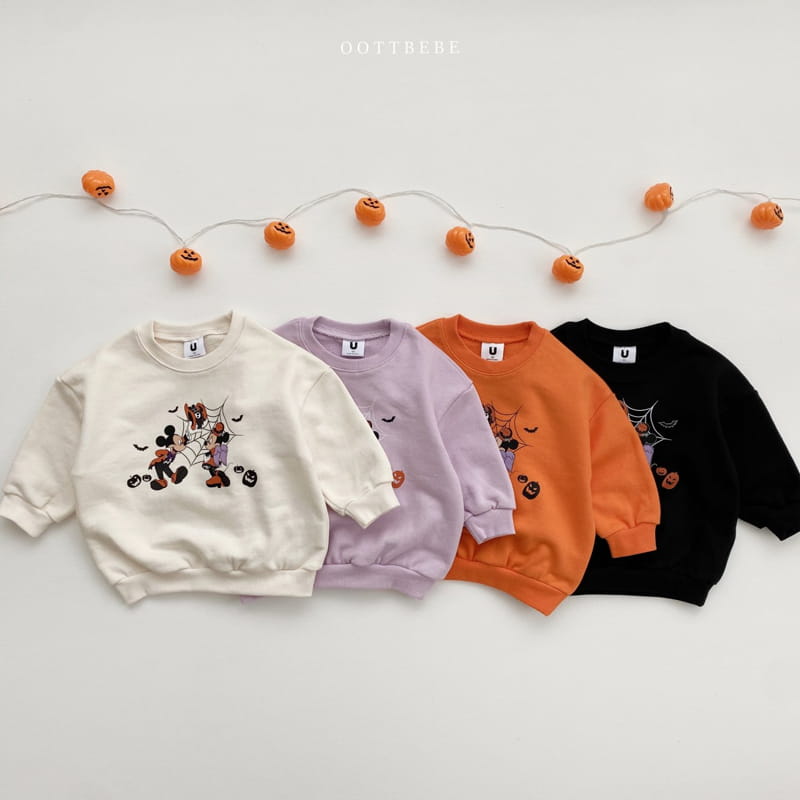 Oott Bebe - Korean Children Fashion - #childofig - D Halloween Sweatshirt - 5