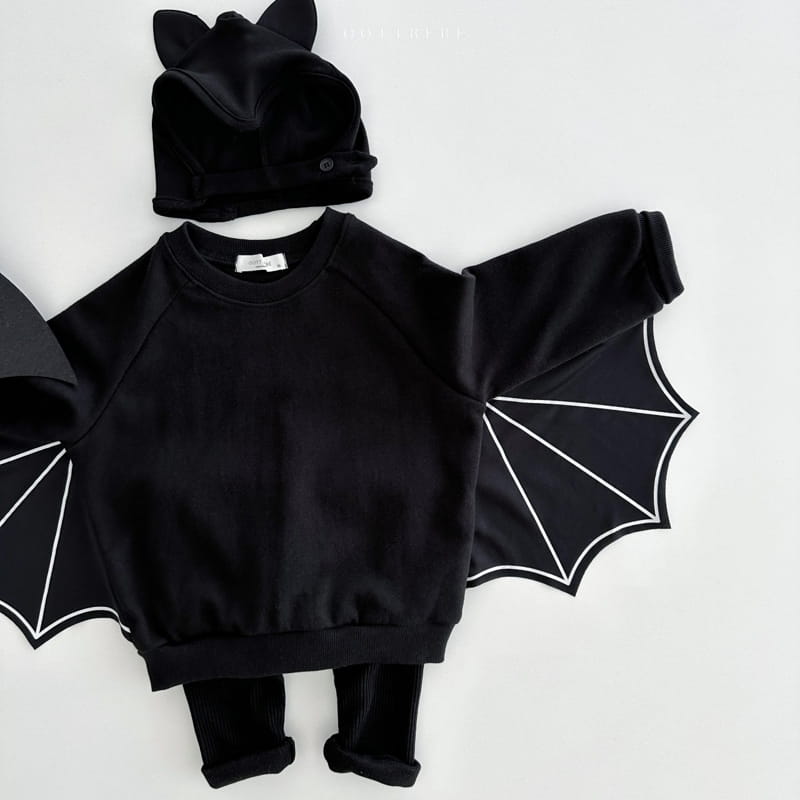 Oott Bebe - Korean Children Fashion - #kidsshorts - Bat Sweatshirt - 6