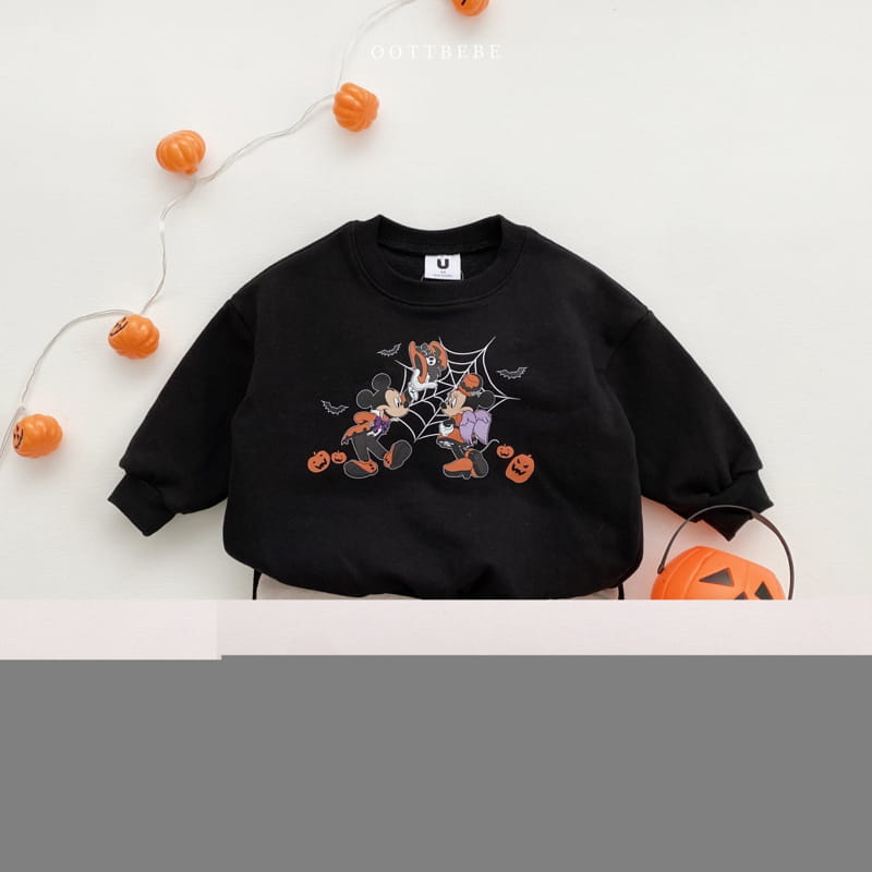 Oott Bebe - Korean Children Fashion - #minifashionista - D Halloween Sweatshirt - 2