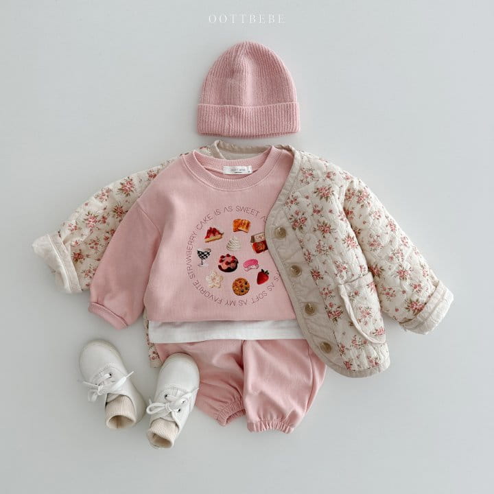 Oott Bebe - Korean Children Fashion - #todddlerfashion - Favorit Top Bottom Set - 4