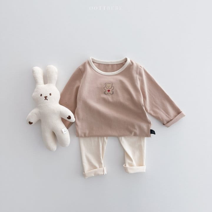 Oott Bebe - Korean Children Fashion - #toddlerclothing - Sweet Madal Easywear