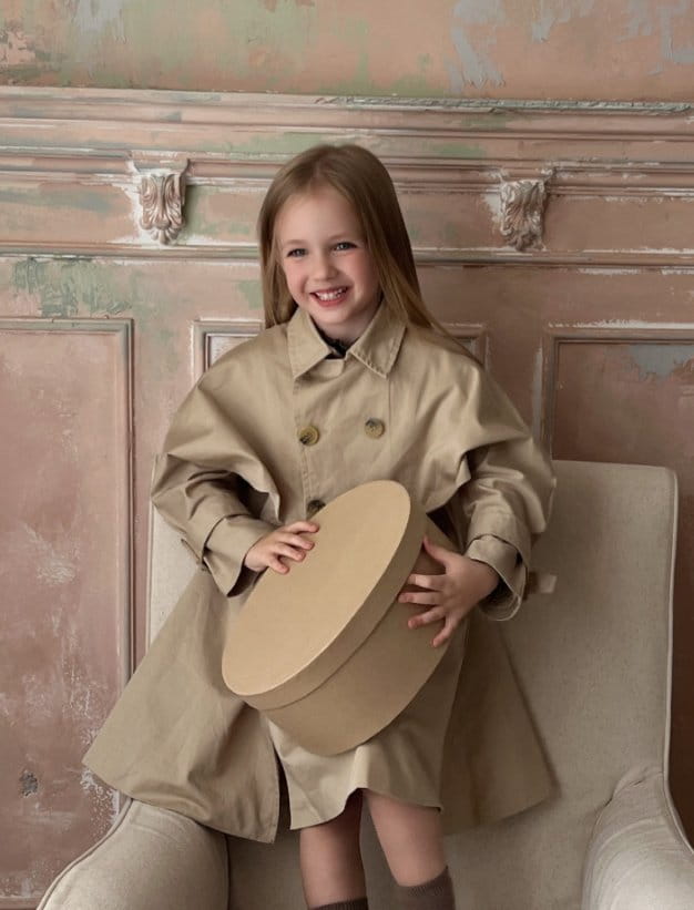 Otaly - Korean Children Fashion - #kidsshorts - Trench Jacket one-piece - 7