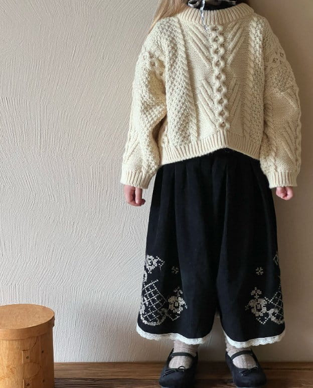 Otaly - Korean Children Fashion - #magicofchildhood - Twist Knit Tee