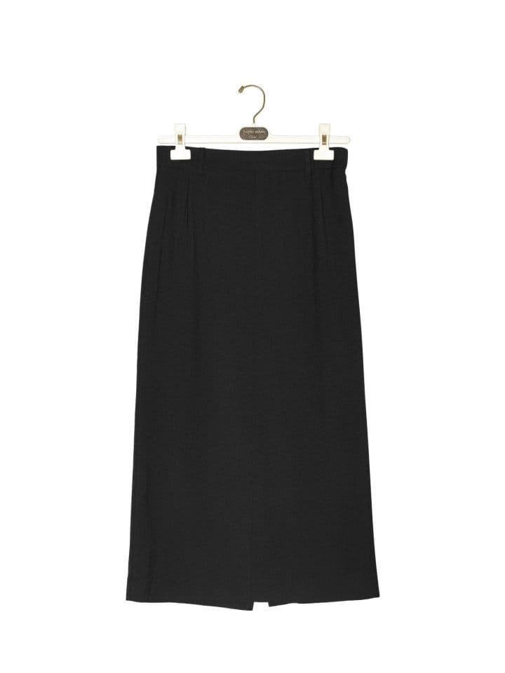 Paper Moon - Korean Women Fashion - #momslook - maxi length straight pencil line skirt - 5