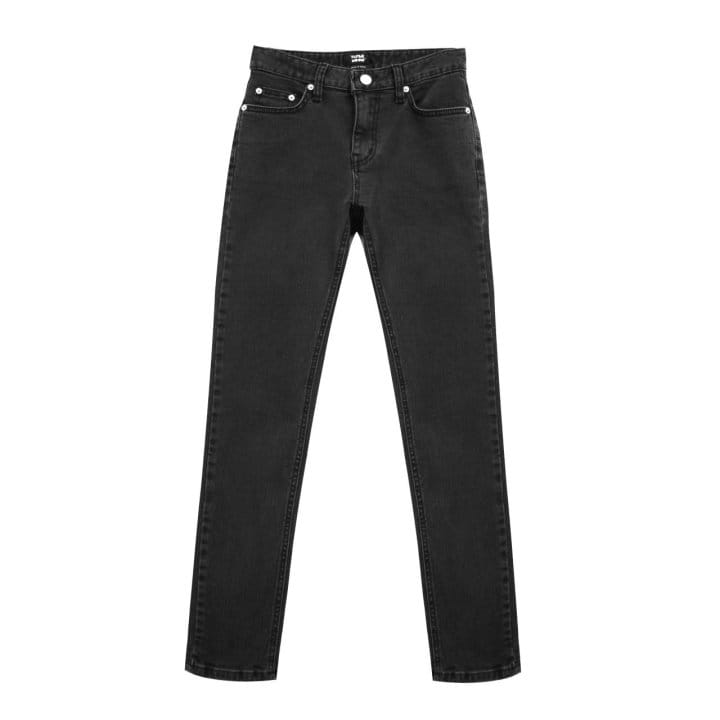 Paper Moon - Korean Women Fashion - #momslook - washed black skinny jeans - 3