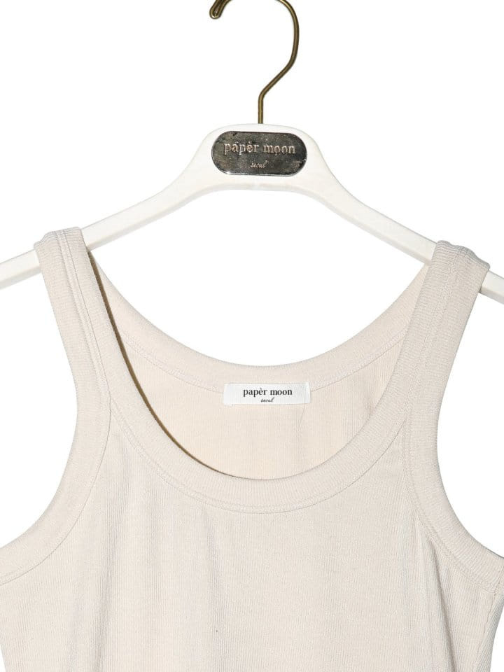 Paper Moon - Korean Women Fashion - #vintagekidsstyle - ribbed cropped tank sleeveless top - 4