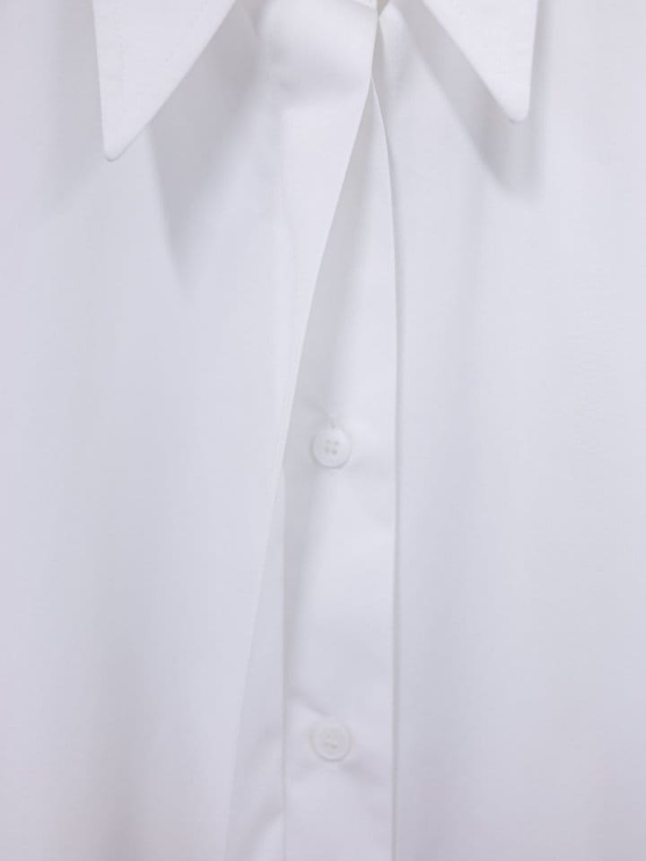 Paper Moon - Korean Women Fashion - #pursuepretty - padded shoulder button down cotton shirt - 8