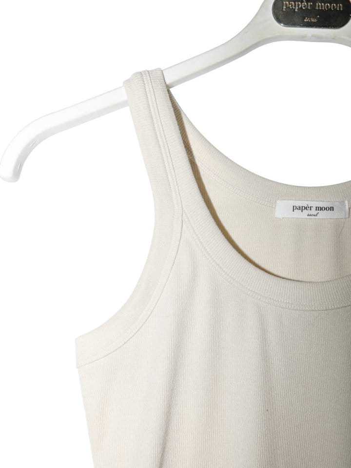 Paper Moon - Korean Women Fashion - #restrostyle - ribbed cropped tank sleeveless top - 5