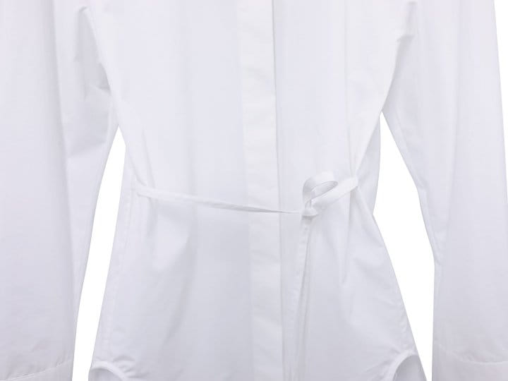 Paper Moon - Korean Women Fashion - #restrostyle - padded shoulder button down cotton shirt - 9