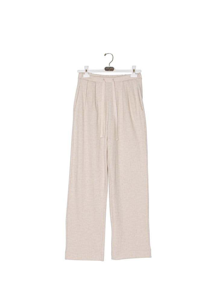 Paper Moon - Korean Women Fashion - #shopsmall - wool two pin ~ tuck detail lounge trousers