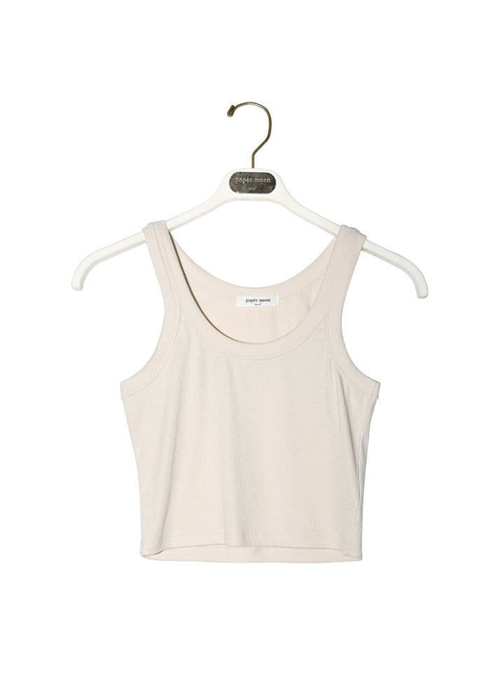 Paper Moon - Korean Women Fashion - #vintageinspired - ribbed cropped tank sleeveless top - 2