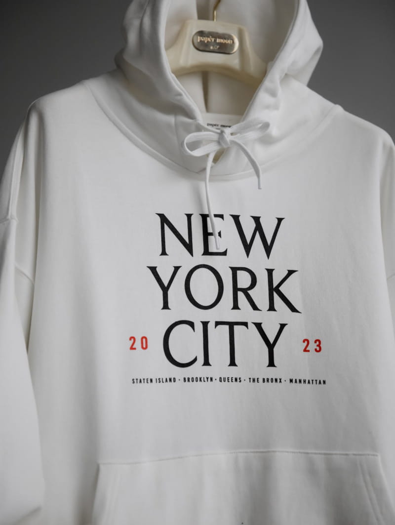 Paper Moon - Korean Women Fashion - #womensfashion - oversized 2023 NEWYORK print hoodie sweatshirt - 2