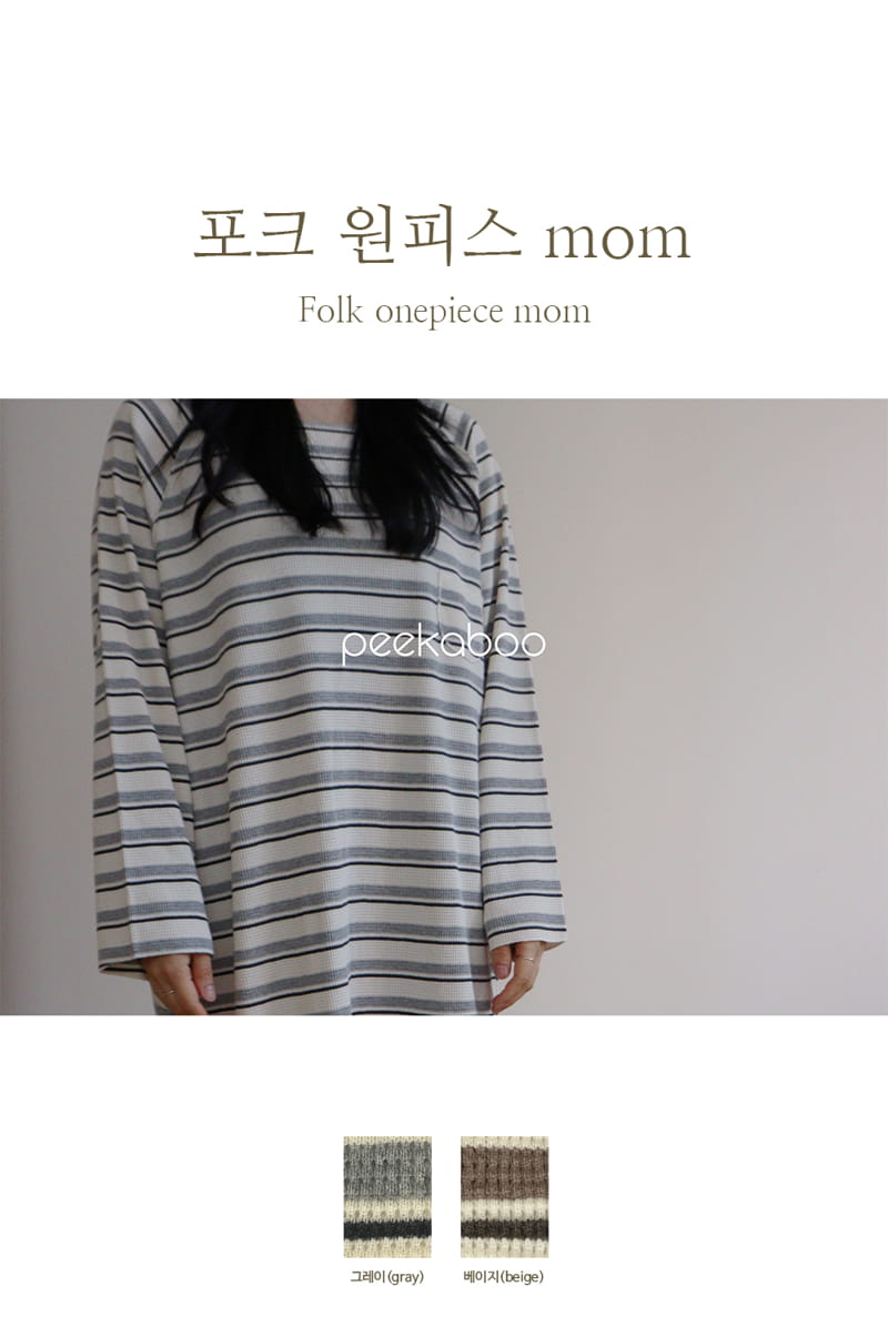 Peekaboo - Korean Women Fashion - #womensfashion - Fork One-piece Mom