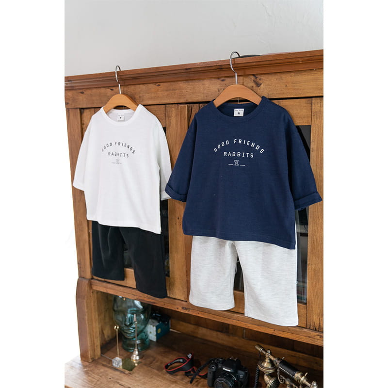 Raykids - Korean Children Fashion - #Kfashion4kids - Good Friends Top Bottom Set - 2