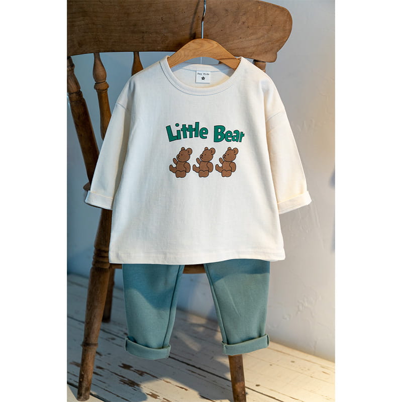 Raykids - Korean Children Fashion - #designkidswear - Little Bear Lounge Top Bottom Set