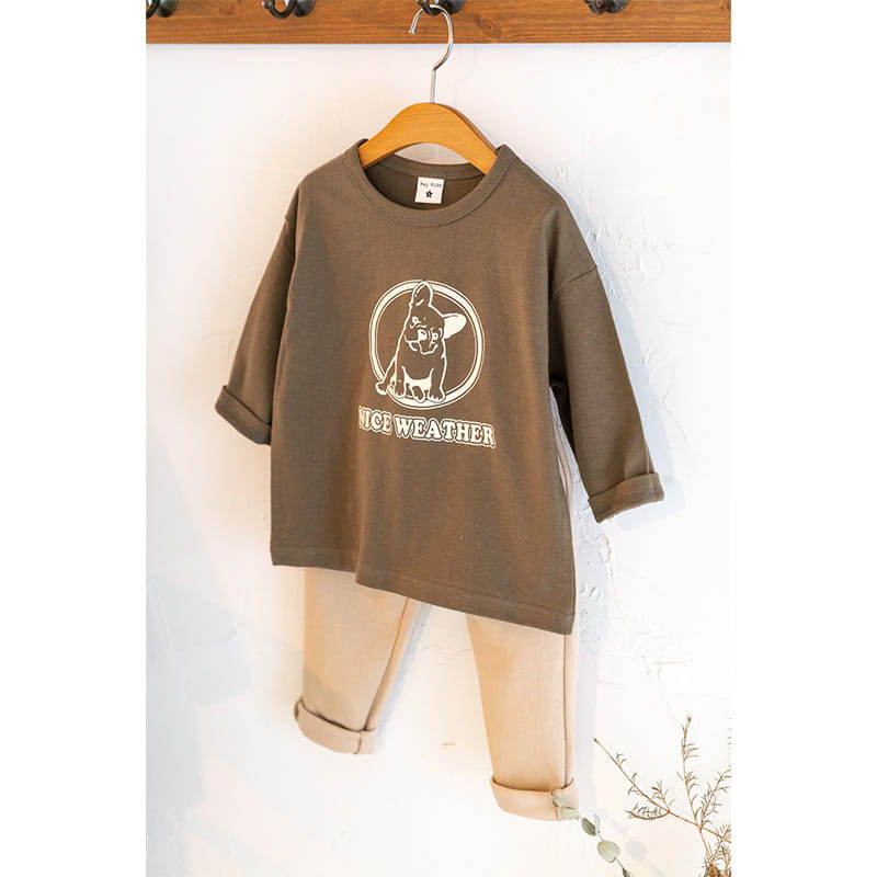 Raykids - Korean Children Fashion - #discoveringself - bull Dog Lounge Top Bottom Set - 3