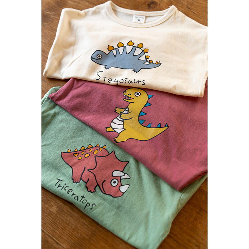 Raykids - Korean Children Fashion - #kidzfashiontrend - Three Dino Tee