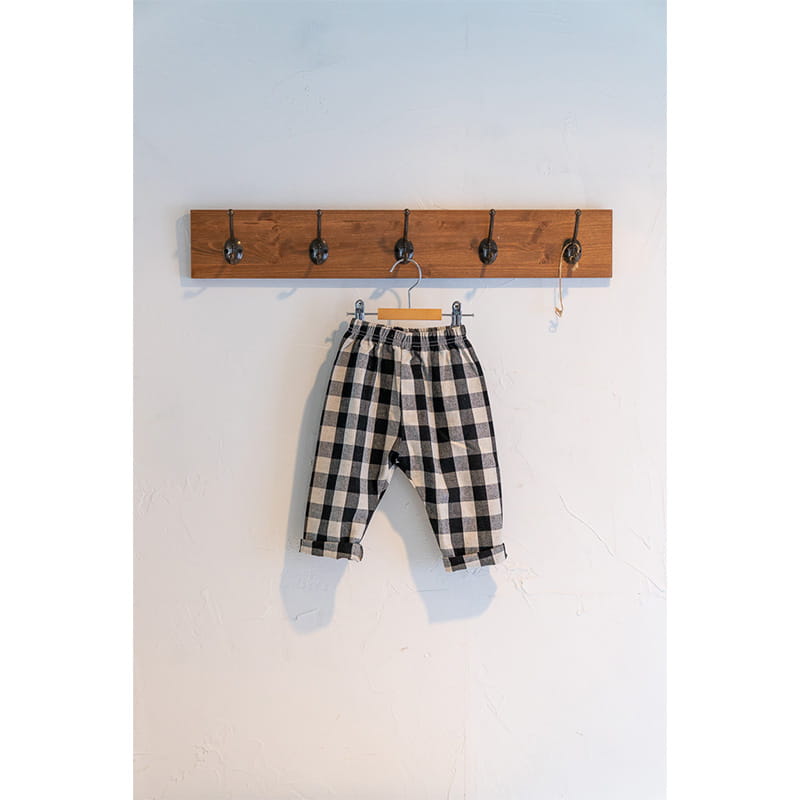 Raykids - Korean Children Fashion - #littlefashionista - Simple Check Top Bottom Set - 3