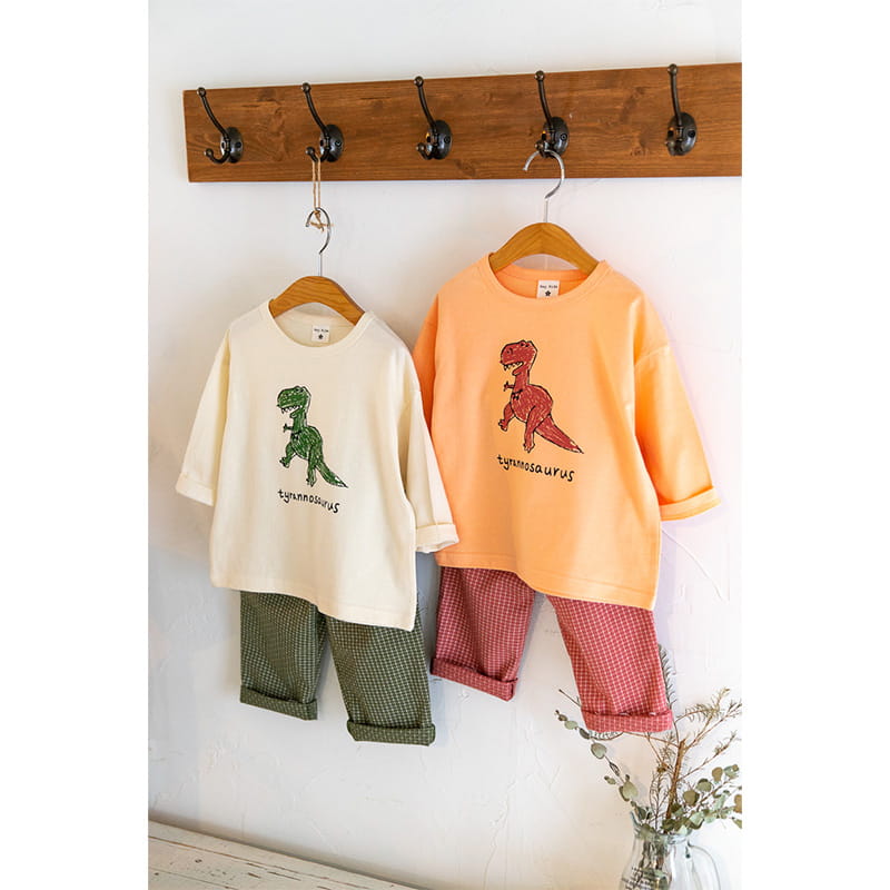 Raykids - Korean Children Fashion - #prettylittlegirls - Color Dino Tee - 4