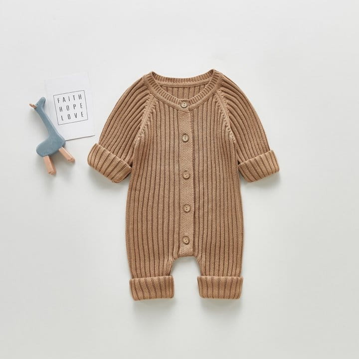 Reve Kid - Korean Baby Fashion - #babyfashion - Natural Knit Bodysuit - 3