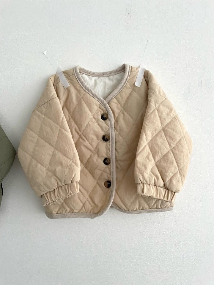 Reve Kid - Korean Baby Fashion - #babyfashion - Bebe Quilting Cardigan - 2