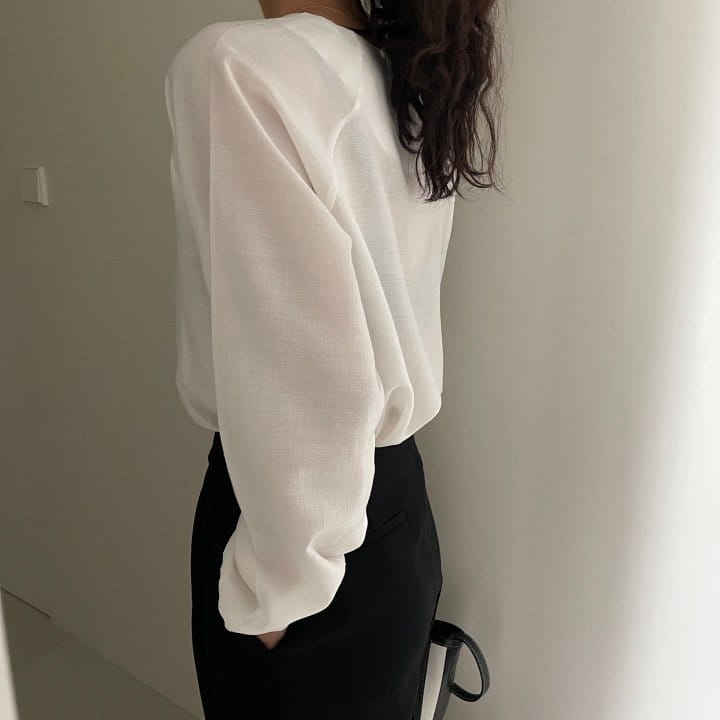 Ripple - Korean Women Fashion - #vintageinspired - Mone Blouse - 4