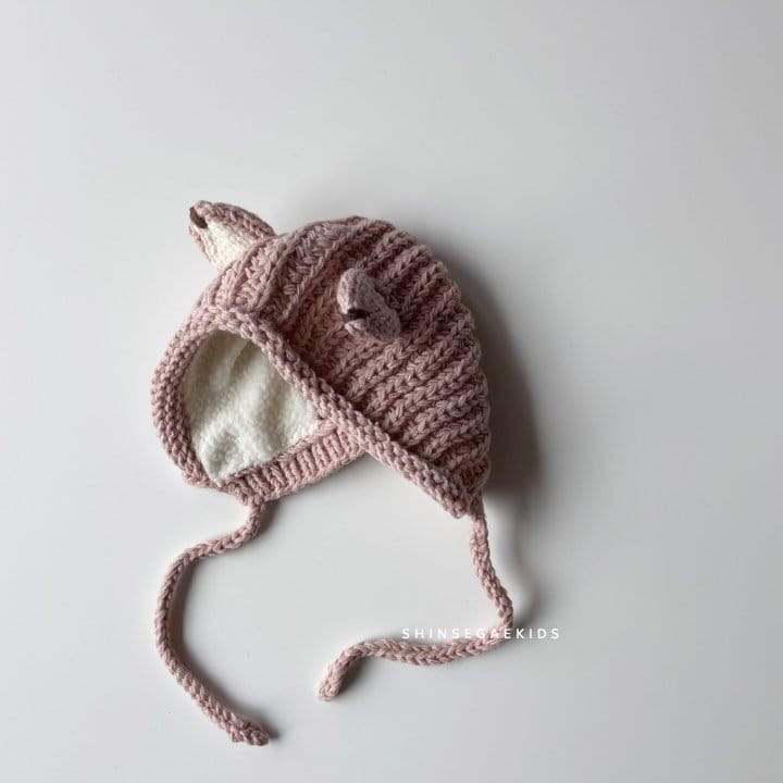 Shinseage Kids - Korean Children Fashion - #childofig - Fox Knit Bonnet - 3