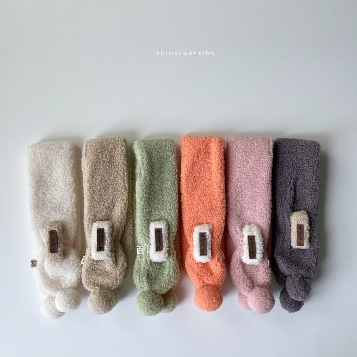 Shinseage Kids - Korean Children Fashion - #todddlerfashion - Two Tone Neck Muffler