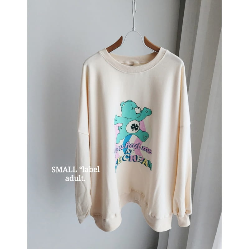 Small Label - Korean Women Fashion - #momslook - Line Bear Sweatshirt Mom - 6