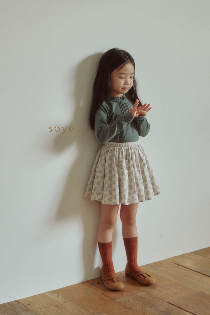 Soye - Korean Children Fashion - #prettylittlegirls - Sufare Frill Tee - 4