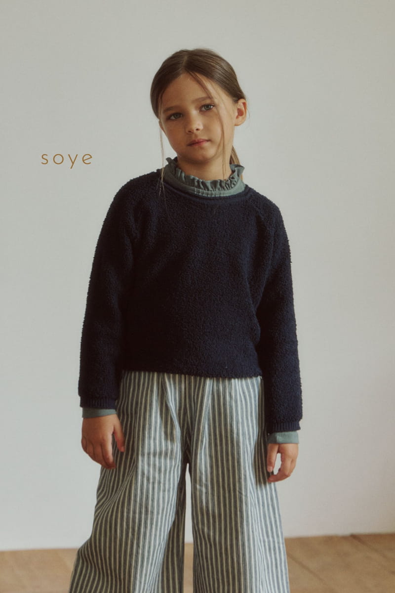 Soye - Korean Children Fashion - #childofig - Kai Bookle Knit Tee - 3