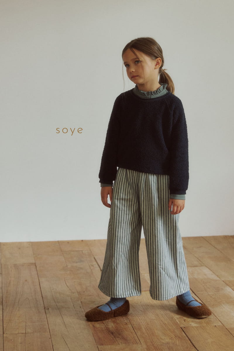 Soye - Korean Children Fashion - #designkidswear - Kai Bookle Knit Tee - 5