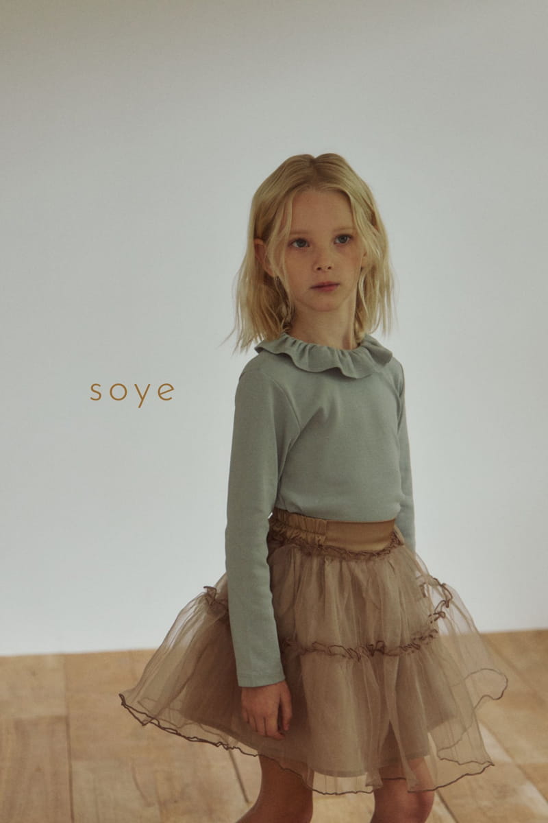 Soye - Korean Children Fashion - #designkidswear - Pine Frill Tee - 3