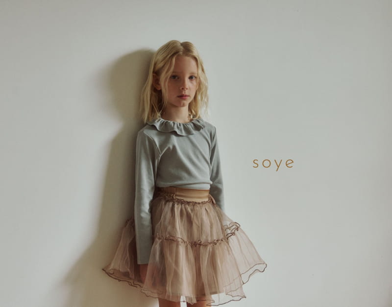 Soye - Korean Children Fashion - #kidsshorts - Pine Frill Tee - 6