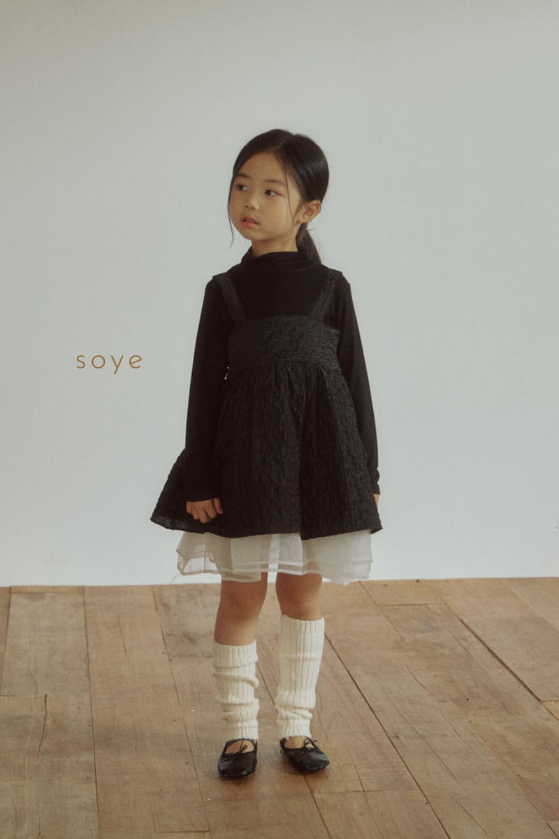 Soye - Korean Children Fashion - #kidsstore - Jacquared One-piece