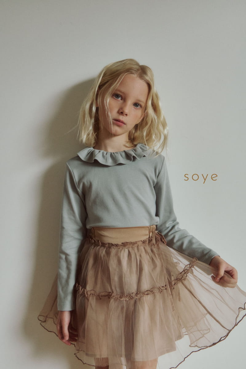 Soye - Korean Children Fashion - #littlefashionista - Pine Frill Tee - 10