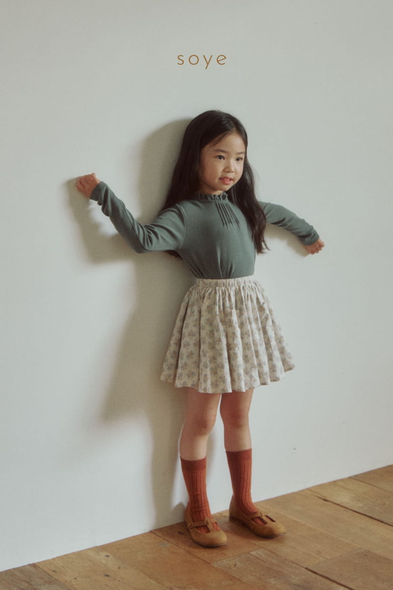 Soye - Korean Children Fashion - #prettylittlegirls - Sufare Frill Tee - 3