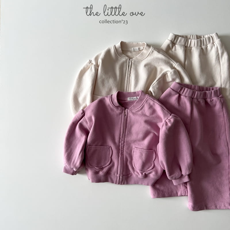 The Little Ove - Korean Children Fashion - #stylishchildhood - Mimi Top Bottom Set - 2