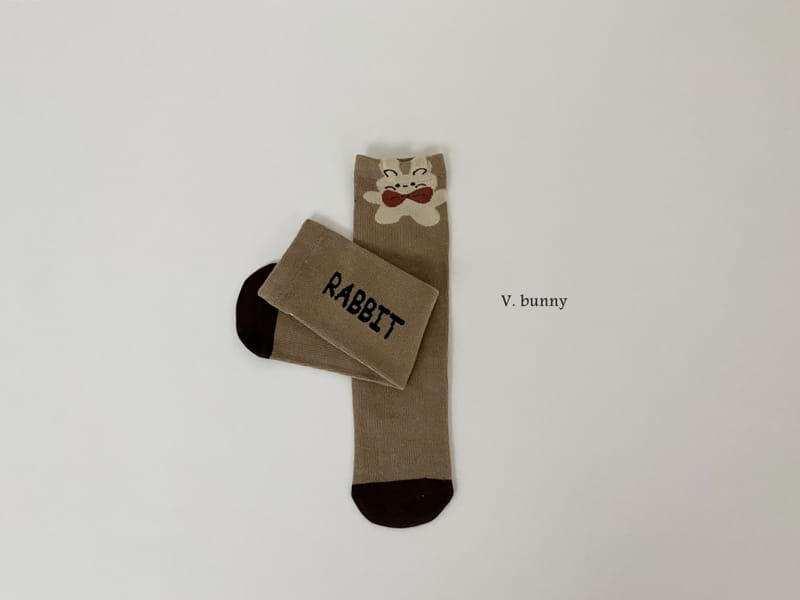 V Bunny - Korean Children Fashion - #Kfashion4kids - Shadow Socks Set - 2