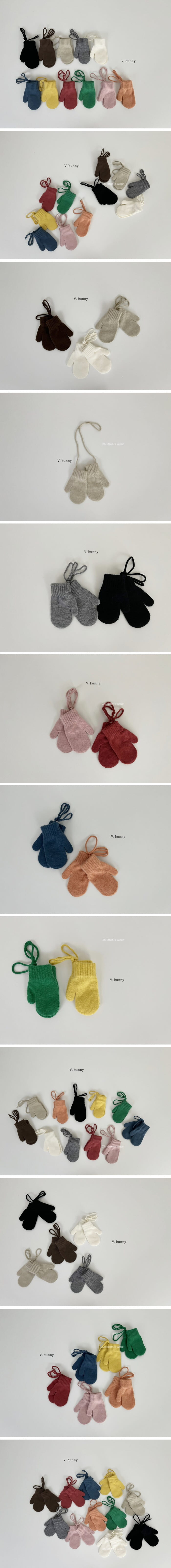 V Bunny - Korean Children Fashion - #childofig - Mittens