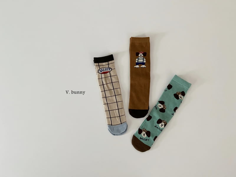 V Bunny - Korean Children Fashion - #childrensboutique - Roller Socks Set - 7