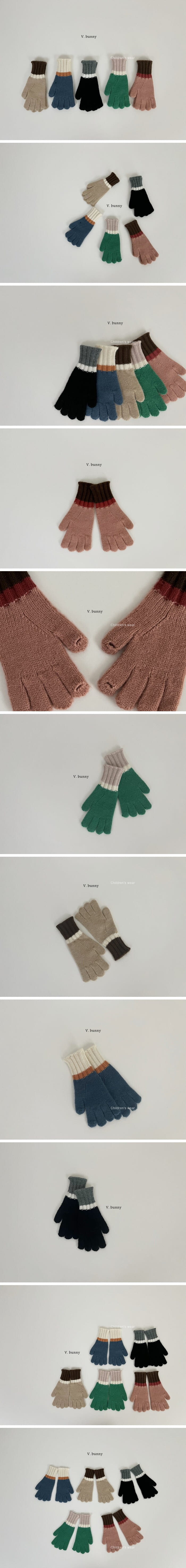 V Bunny - Korean Children Fashion - #designkidswear - Kid Cookie Gloves