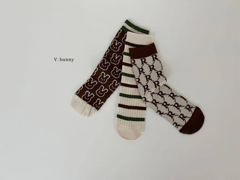 V Bunny - Korean Children Fashion - #discoveringself - Lulu Socks Set - 8